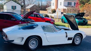 All Italian Cars amp Coffee and car collection Alfa Romeo Bizzarrini Fiat Abarth Lancia Maserati [upl. by Sink340]