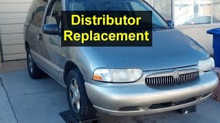 Distributor replacment for Mercury Villager Nissan Quest Pathfinder Xterra Frontier QX4  VOTD [upl. by Carce]