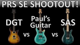 PRS SE Shootout  DGT vs Pauls Guitar vs SAS [upl. by Milicent]