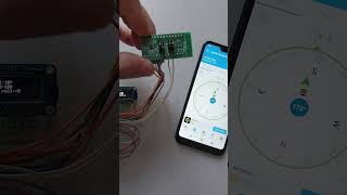 Opensource qibla finder with tilt compensation using 9DoF IMU and GPS connected with Arduino [upl. by Geno]