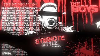 How to edit like Symbiote  Symbiote style tutorial on after effects [upl. by Nanis]