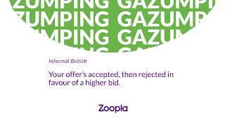 Property jargon buster from Zoopla Gazumping [upl. by Onnem]