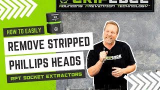 Stripped Phillips Head Screw  How To Remove  RPT Socket Extractors [upl. by Avot]