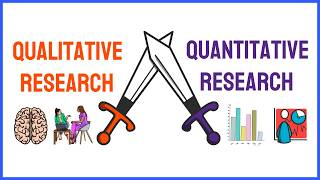 7 DIFFERENCES between QUANTITATIVE and QUALITATIVE research [upl. by Carilyn]