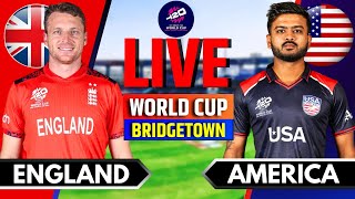 England vs United States Match Live  Live Score amp Commentary  ENG vs USA T20 World Cup Match Live [upl. by Elicec]