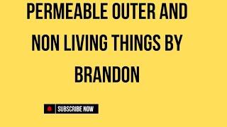 Permeable outer and non living things by Brandon [upl. by Amik157]