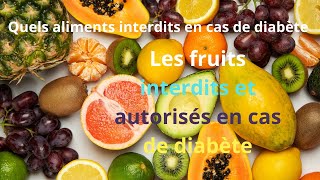 Quels sont les fruits que peut manger un diabétique [upl. by Loree163]