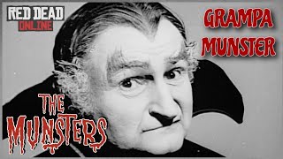 Red Dead Redemption 2  RDO  How to Make Grampa Munster from The Munsters [upl. by Yraeht]