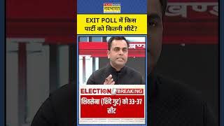 Exit Poll with Sushant Sinha Maharashtra Exit Poll में किस पार्टी को कितनी सीटें shorts exitpoll [upl. by Ahsilla231]