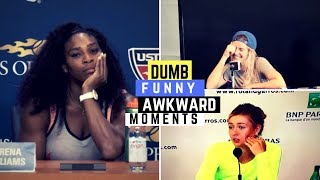 Tennis TOP5 Funny Dumb and Awkward Moments [upl. by Keever863]