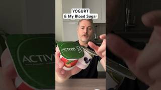 Activia yogurt amp my blood sugar glucose bloodsugar insulinresistant1 yogurt [upl. by Catton]