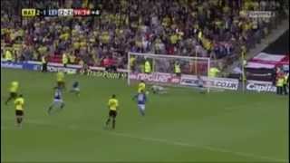 Watford vs Leicester 2013  With Commentator [upl. by Newsom]