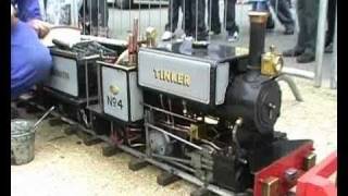 Simons Miniature Railway Live at Birkenhead Park Festival of Transport 2010 [upl. by Terrab103]