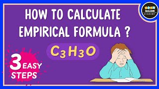 How to calculate Empirical Formula 3 Easy Steps [upl. by Rabin669]