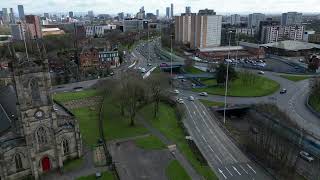 Manchester from Pandleton Church Salford [upl. by Musser]