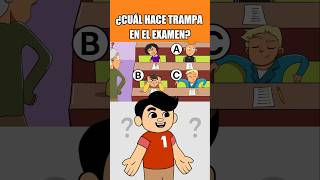 ¿CUÁL HACE TRAMPA EN EL EXAMEN quiz trivia [upl. by Eaj]