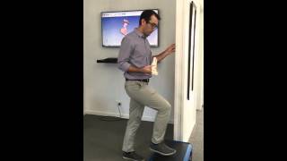 Stage 1 MidPortion Achilles Tendonitis Rehab Exercise by Brisbane Podiatrist [upl. by Whitaker]