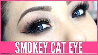 Smokey Cat Eye Tutorial Using Eye Makeup Stencils  Beth Bender Beauty [upl. by Jaye]