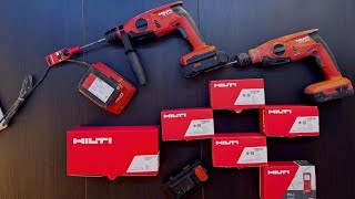 HILTI TE 222 Nuron apžvalga HILTI Nuron nauja platforma apžvalga Palyginimas TE 222 ir TE 2A22 [upl. by Troth517]