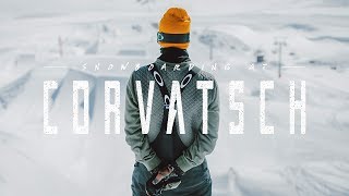 SNOWBOARDING AT CORVATSCH  Stale and Torgeir [upl. by Nilrak]