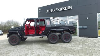 MERCEDES BENZ G 63 AMG 6X6 BRABUS 700HP ONE OF ONE  1 MILLION DOLLAR BABY  SEREDIN GERMANY [upl. by Adnarym614]