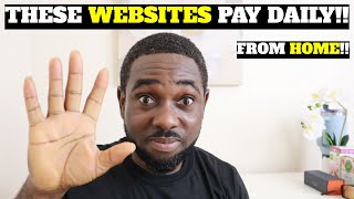 5 WEBSITES THAT PAY YOU MONEY DAILY Make Money Online in Nigeria 2024 [upl. by Isabea]