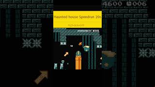 haunted house speedrun 20s smm2 supermariomaker2 games supermariomaker mariomaker nintendo [upl. by Enilrac]