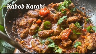 How To Make Kabob Karahikabob recipe kabob masala  kabob  village recipe [upl. by Inattirb146]