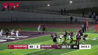 Haverford  Radnor Varsity Football [upl. by Pandolfi]