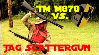 TM M870 Vs Jag Scattergun [upl. by Nnawtna]