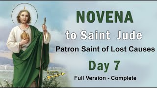 🔥NOVENA to St JUDE 🔥 DAY 7  Daily Prayers to the Saint of Impossible Causes Complete Full Version [upl. by Picco]