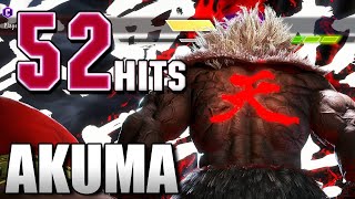 52Hit Combo Akuma Combos  Hype [upl. by Utham]