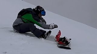 Fatih Abi Şeytan Deresinde Snowboardını Kaçırdı [upl. by Lenaj]