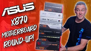 ASUS X870 amp X870E Motherboard Roundup amp VRM Analysis [upl. by Trainor]