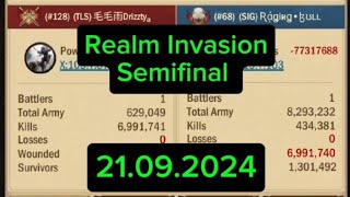 War and Order  Realm Invasion  128 vs 68 21092024 [upl. by Ranique]