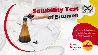 Solubility Test of Bitumen [upl. by Eihs]