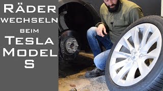 Räder wechseln beim Tesla Model S Das sollte man beachten  StromGarage [upl. by Lyrret203]