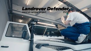 Landrover Defender Front Runner overland rig lightbar roofrack and ladder [upl. by Valentina]