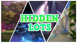 How To Get To All Hidden Lots  Sims 4  Exploring Sylvan Glade Deep Woods Forgotten GrottoSixam [upl. by Hsara]