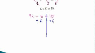 Linear Equations  Fractions [upl. by Manup]