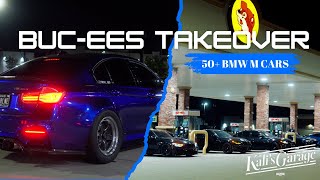 Insane BMW M Invasion 50 Cars Take Over Bucee’s Euro Speed x Lodhilife BMW Meet [upl. by Geri959]