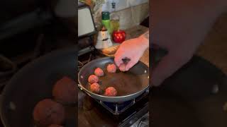 Meatballs with Marinara meatballs italianfood foodie dinner foodlover shorts italianrecipes [upl. by Giselbert]