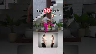 Easy exercise to loose 10 kgs at home 💯 [upl. by Vories]