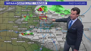 DFW Weather Tracking storms in North Texas Saturday [upl. by Ttegirb644]