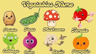 Vegetables Name in English  10 Most Common Animal Names in English [upl. by Ban]