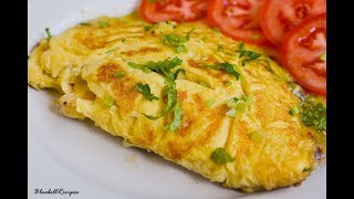 Cheese Omelette  Easy Breakfast Recipe  by Bluebellrecipes [upl. by Barton708]