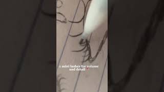 my eyelash tutorial eyelashes drawing sketch tutorial [upl. by Gardie309]