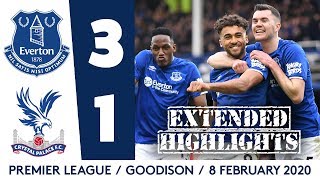 INCREDIBLE CLIMB UNDER ANCELOTTI CONTINUES  EXTENDED HIGHLIGHTS EVERTON 31 CRYSTAL PALACE [upl. by Ahseenak279]