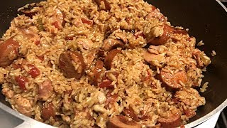 SoulfulT How To Make Sausage And Chicken Jambalaya [upl. by Airottiv3]