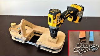 DIY Metal Cutting Bandsaw  Making a Portable Bandsaw Drill Powered [upl. by Roch]